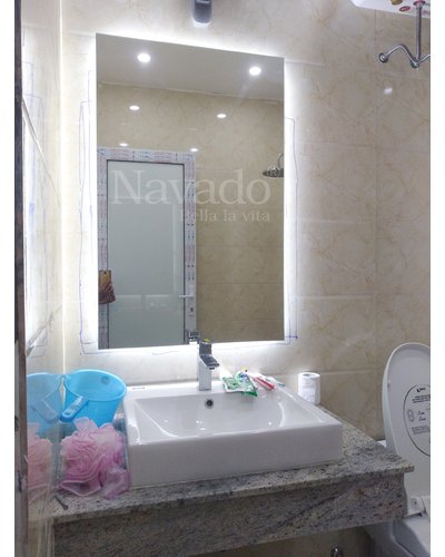 Gương đèn led phòng tắm hiện đại Navado