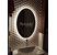 Gương nhà tắm đèn led Elip 550x800