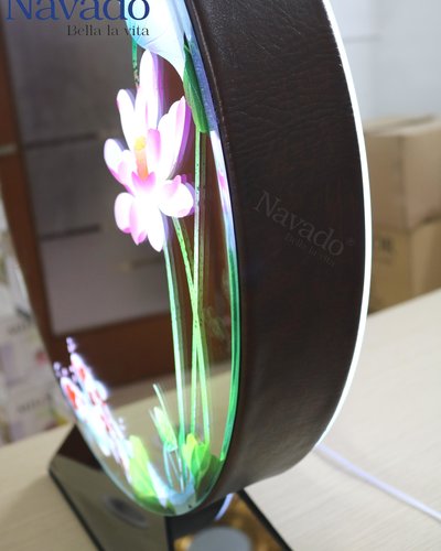 Gương để bàn trang điểm 3D đèn led