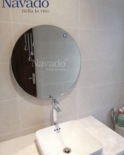 Gương tròn phòng tắm Raining
