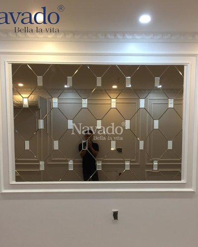 Gương ghép tường phòng ăn Navado