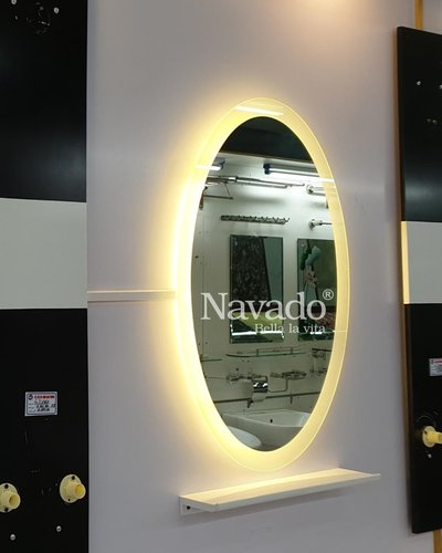 Lắp gương trang điểm đèn led 50 x70cm tại Hà Nội