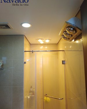 Đèn sưởi nhà tắm 3 bóng Nav-803
