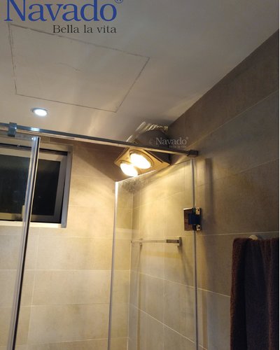 Đèn sưởi treo tường nhà tắm 3 bóng Nav-803