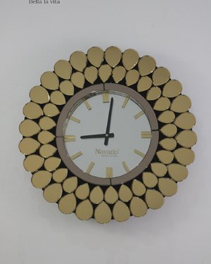 Đồng hồ nghệ thuật gương gold peacock