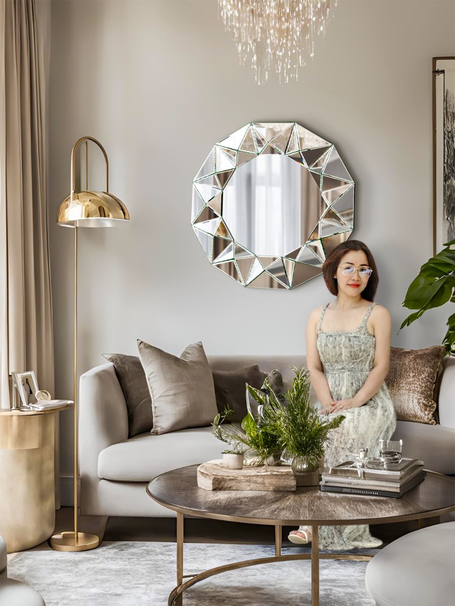 Gương trang trí nội thất phòng khách